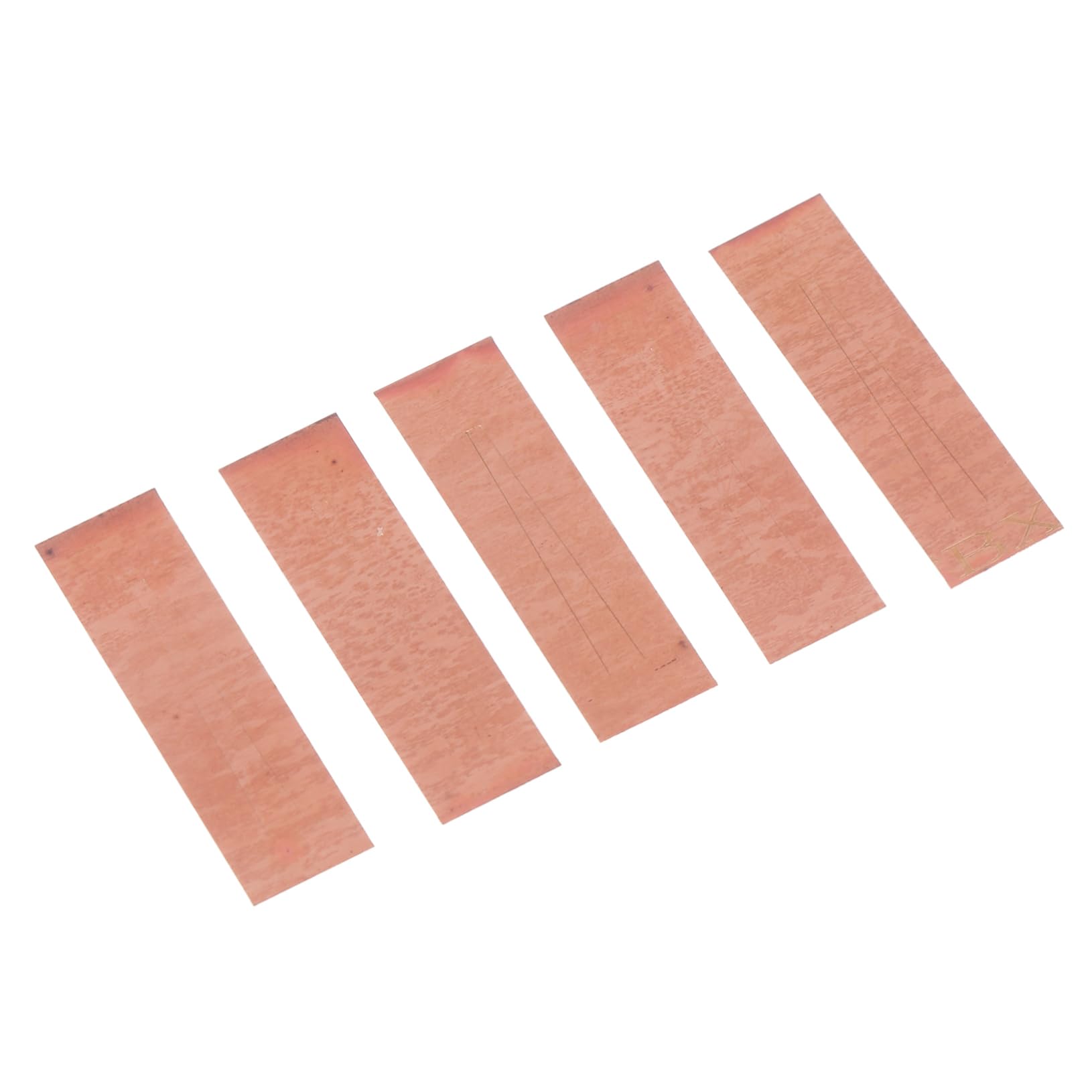 Totority Ergonomic Cucurbit Flute Reeds 5pcs Brass Reed for Musical Gourd Flute