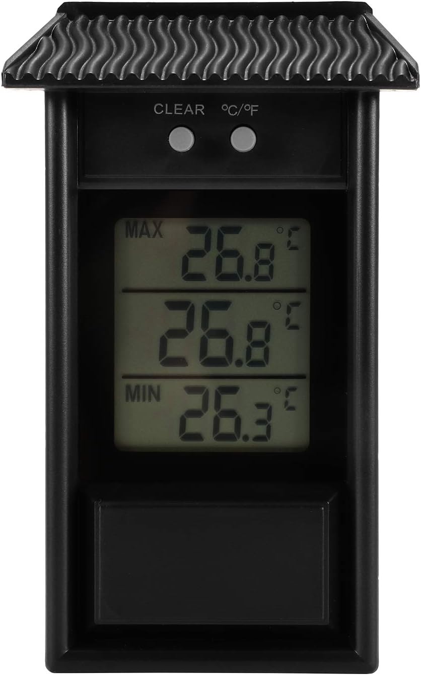 Brannan Digital Greenhouse Thermometer Classic Max Min Thermometer for Greenhouse or Garden