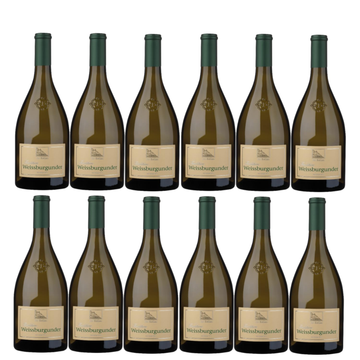 Cantina Terlan Weißburgunder DOC Alto Adige Weißwein trocken Italien Inkl. FeinWert E-Book (12 x 0,75l)