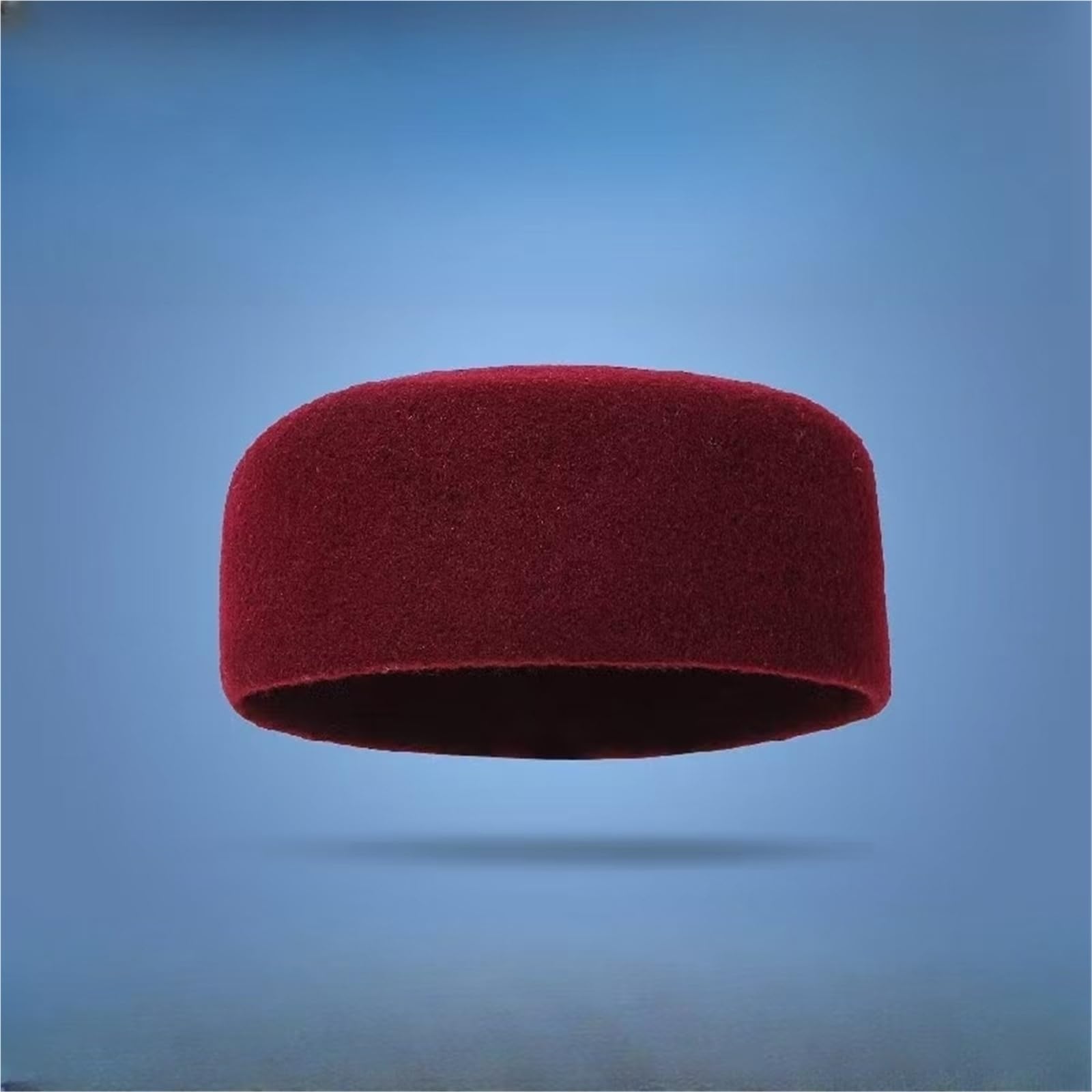 Sombrero de oración para hombre, estilo fedora islámico, 58-60 cm, color negro