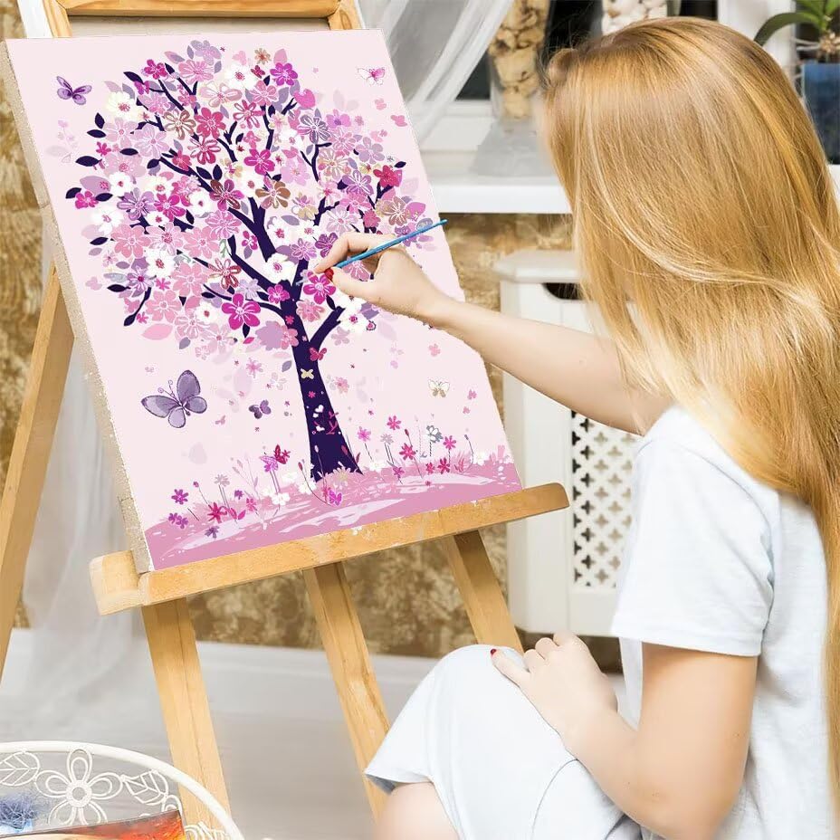 DIY Dessin Animé Creatif Peinture Numéro Cadeau Anniversaire Original