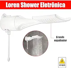 Chuveiro Loren Shower Eletrônico 5500w 127v~ LORENZETTI, Branco