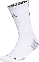 Vista 7 de adidas Calcetines unisex Creator 365 de baloncesto (1 par), Negro - Azul rey colegiado/blanco