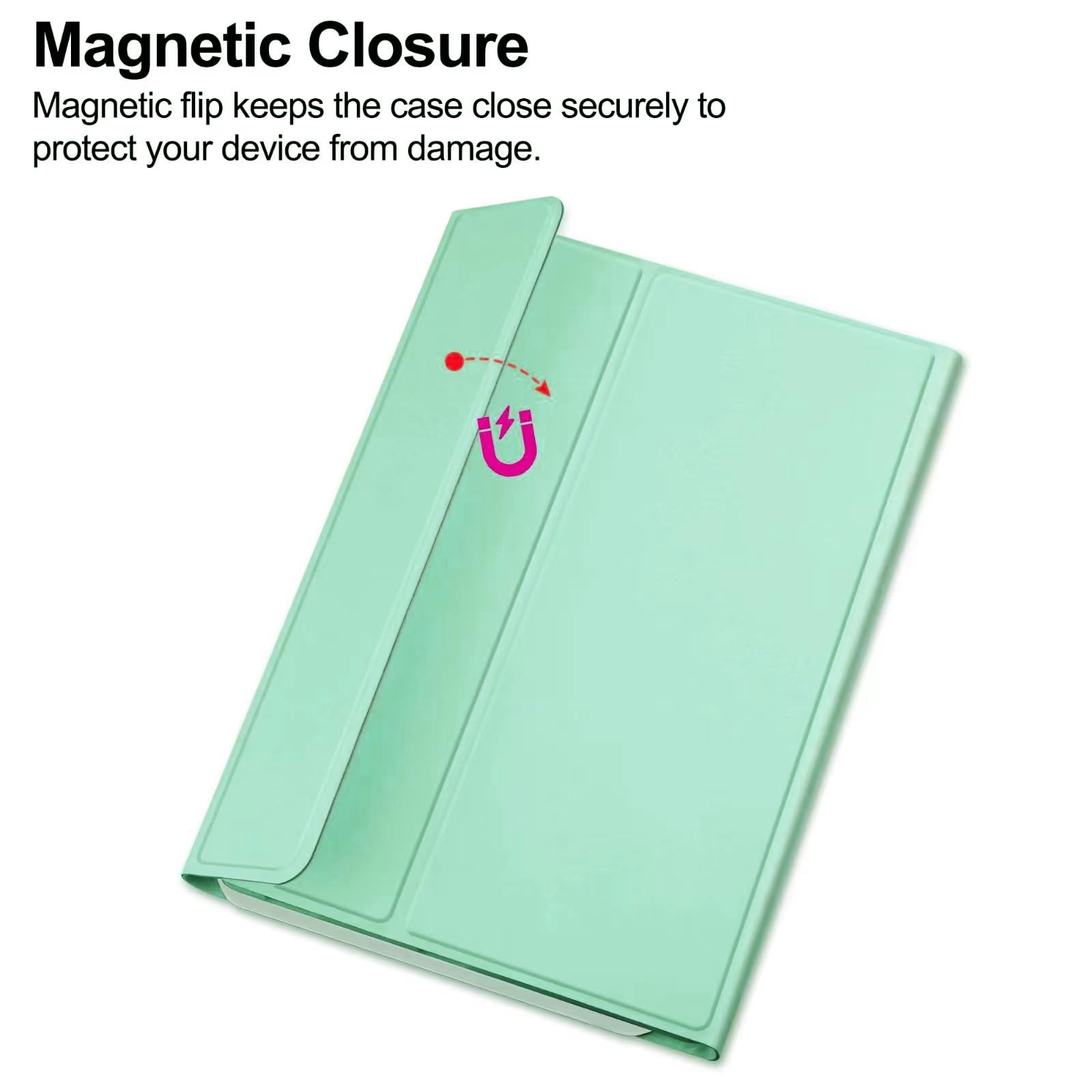 Étui Avec Clavier Bluetooth Coloré Pour IPad 11" (10e/11e Génération) - Magnétique, Amovible, Porte-crayon Inclus