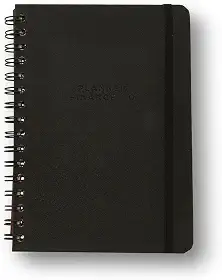 Planner Wire-O Clássica Financeiro A5 Preto, Cicero