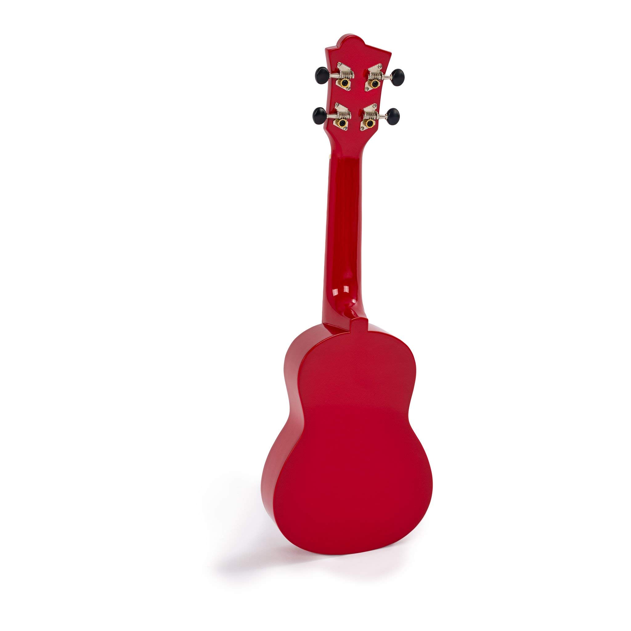 Octopus Ukelele soprano Academy en rojo manzana caramelo