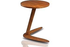 Chic C-Shaped End Table for Cozy Living Spaces