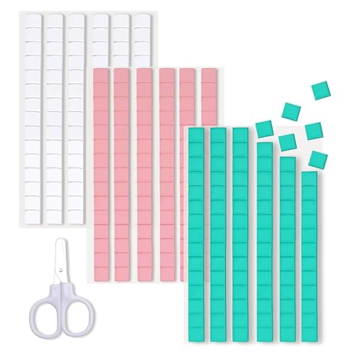 BUSOHA 288 piezas de masilla adhesiva para póster, masilla extraíble para montaje, adhesivo reutilizable para colgar en la pared, fotos, póster y