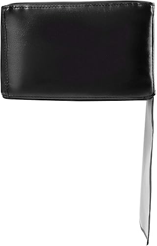 Miniatura 7 de Artist hand Cojín de cuero para niños, asiento elevador de salón de peluquería de gran tamaño, equipo de spa negro