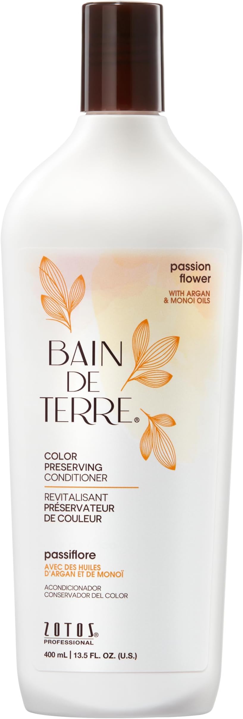 Passion Flower Color Preserving Conditioner, Luxurious Hydration for Vibrant Color & Protection from Fading, with Argan & Monoi Oils, Paraben-free, Vegan