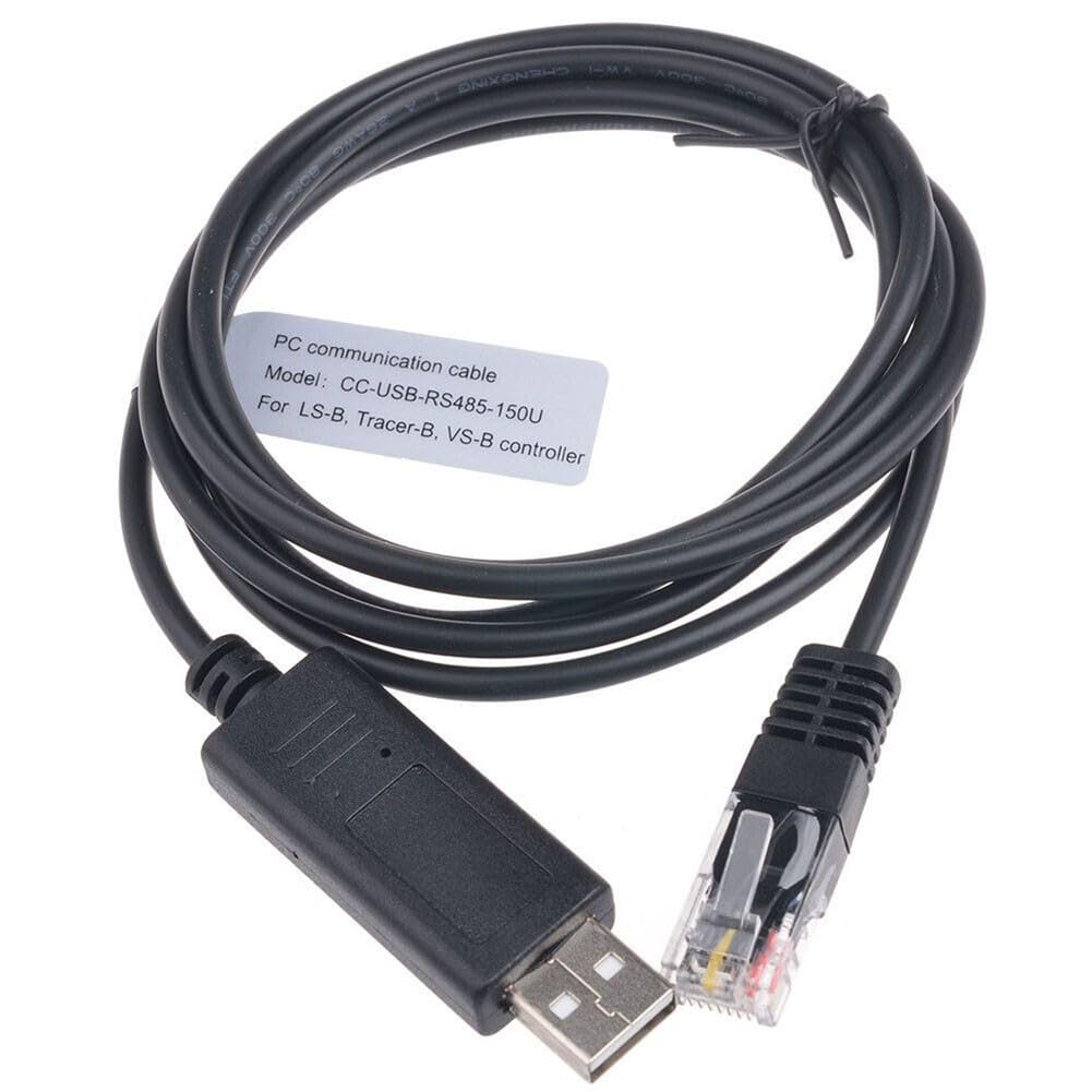 Sensore di temperatura della batteria e adattatore da RS485 a USB, compatibile con controller solare Epever per monitoraggio e compensazione della temperatura, lunghezza del cavo