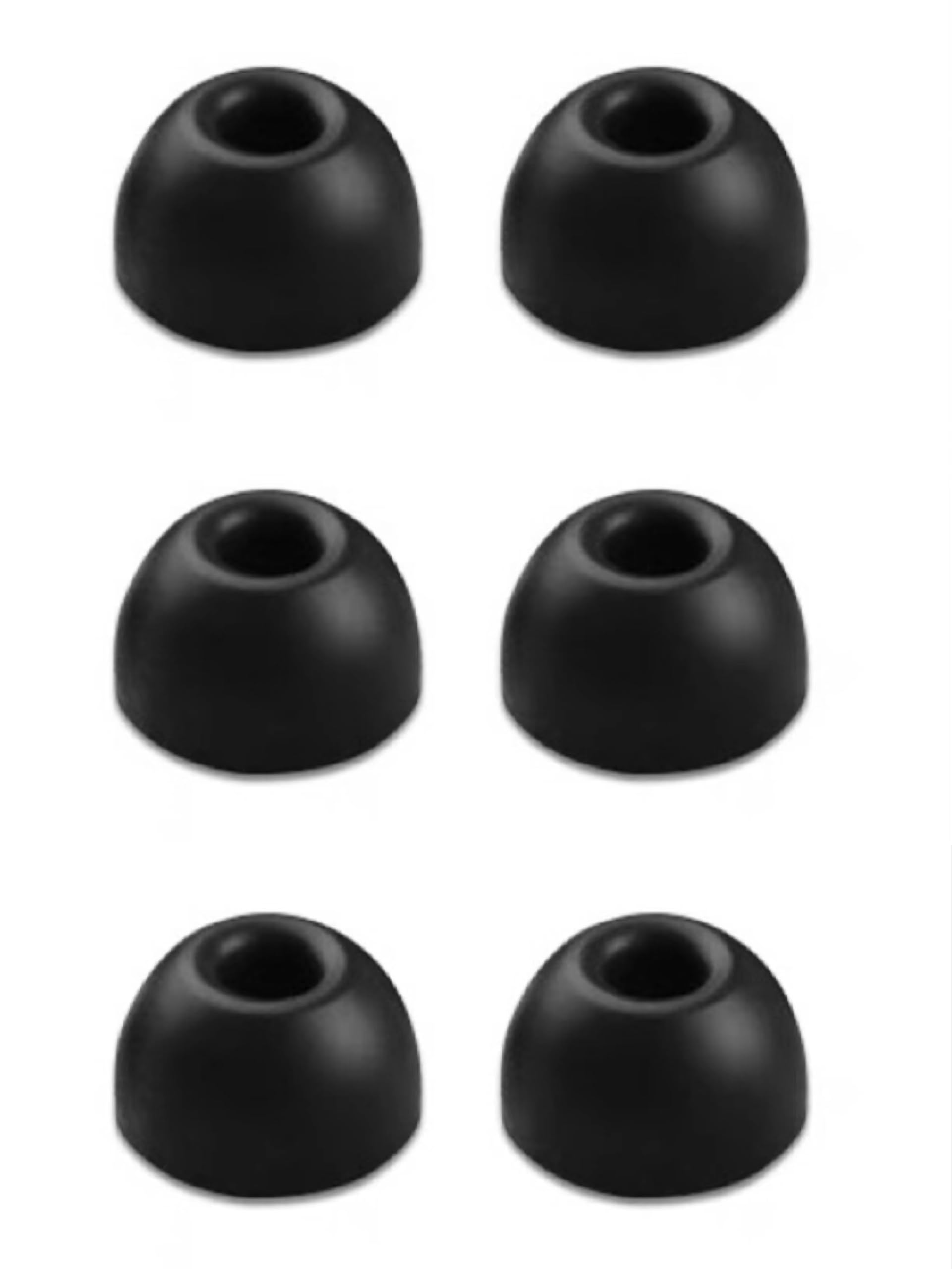 3 Pairs of Earplugs for Beats Studio Buds Wireless True Headphones, In-Ear Tips Noise Cancellation Earplugs Replacement for Beats Fit Pro Fit Charging Case Black