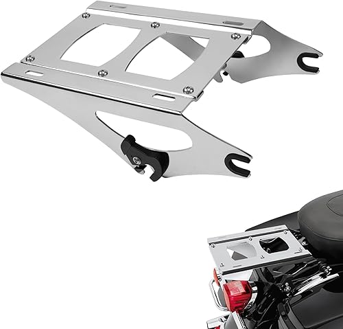 TCMT Tour Pack 2-UP - Soporte para portaequipajes para motocicletas Harley Touring CVO Street Glide Road King Road Glide 2014-2023 Electra Glide