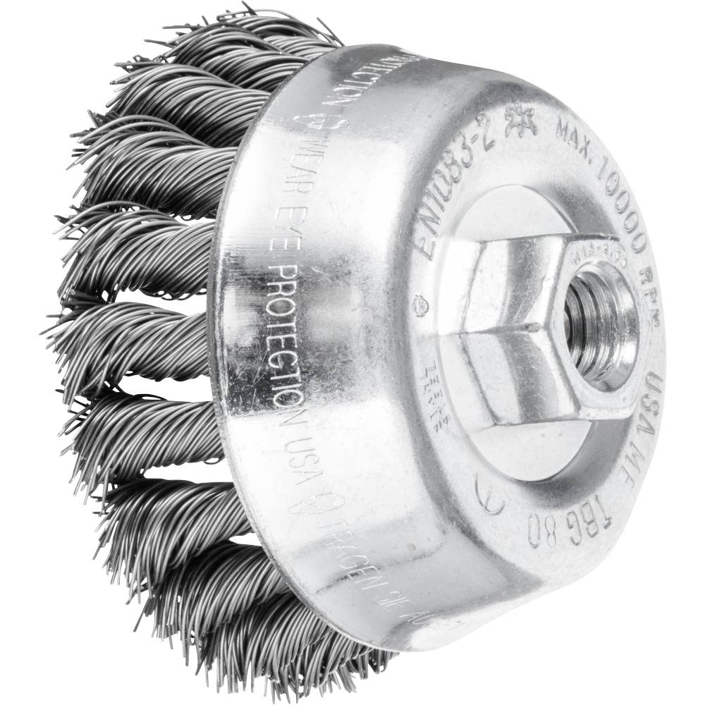 Pferd Alloy Steel Coarse Wire Brush 80/M14 ST 0.50 SG (1pc)