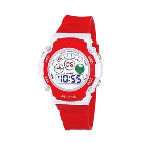 Vizion Digital LCD Multicolor Dial Watch for Kids-VZN-B2558-7