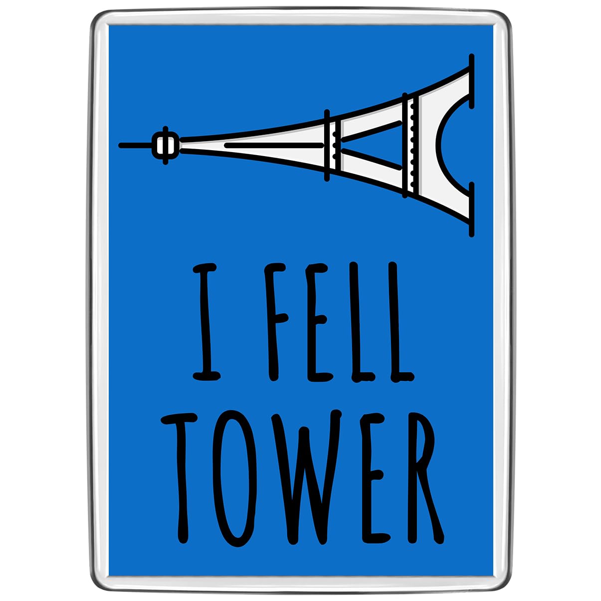 Pixly® Eiffel Tower Fridge Magnet Large Jumbo Size Funny France Paris Joke Keepsake Novelty Refrigerator Souvenir Magnets Gift