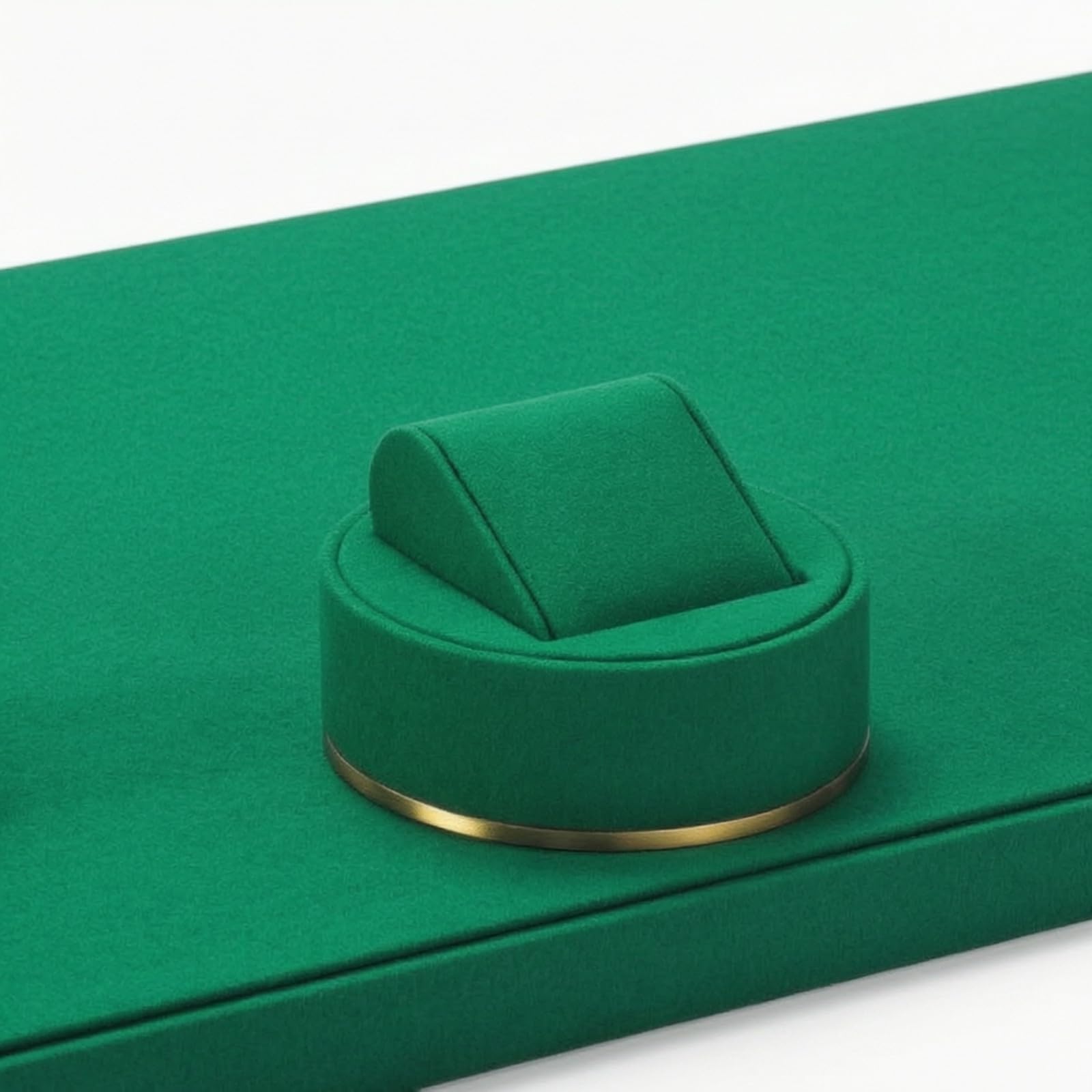 WZGWDC Présentoir à Bijoux présentoir à Bijoux Robuste avec Garniture dorée Organisateur de Cercle Anti-Rayures pour la Photographie de Produits, Style D