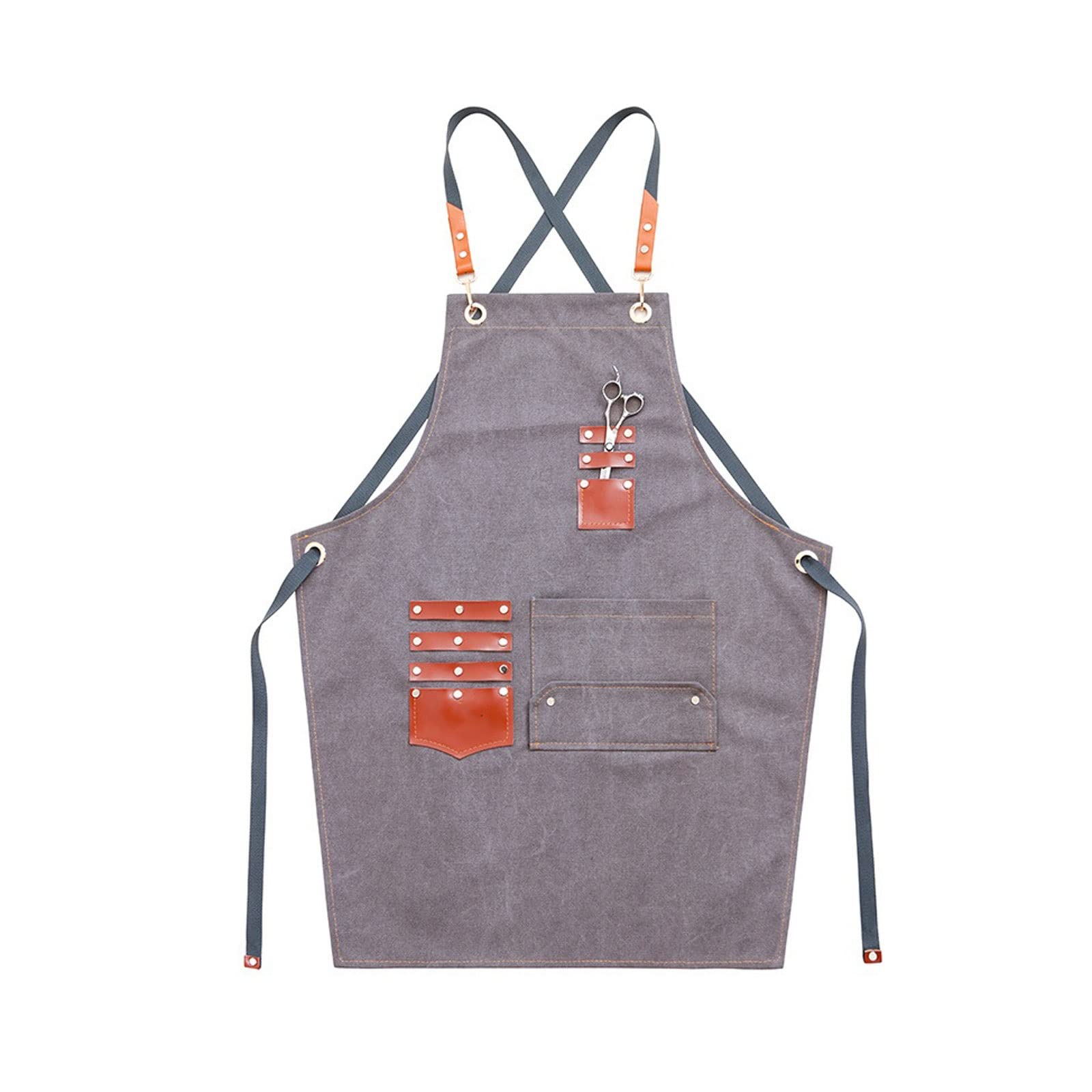 Grembiule da uomo donna Barista Tea House Parrucchiere Ristorante Abbigliamento da lavoro Cucina Cottura Nail Art Pittura