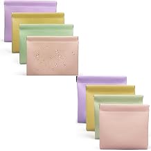 8 PCS Soft Purse Pouches Set for Women, Multiple Sizes & Color