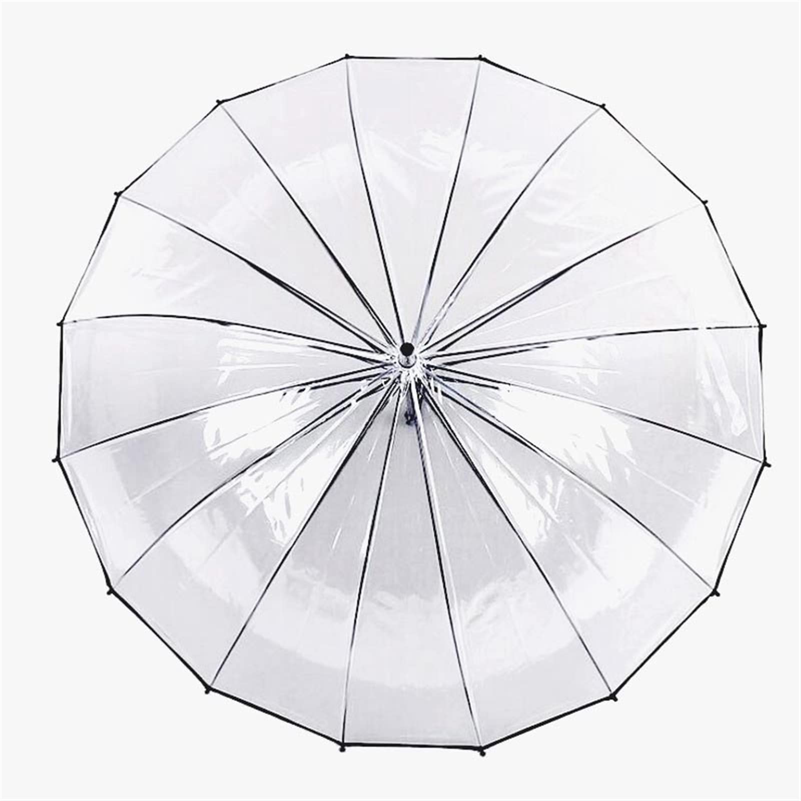Parasol dziecięcy parasol przezroczysty długi uchwyt parasol moda męska i damska automatyczny kreatywny przezroczysty parasol Umbrela