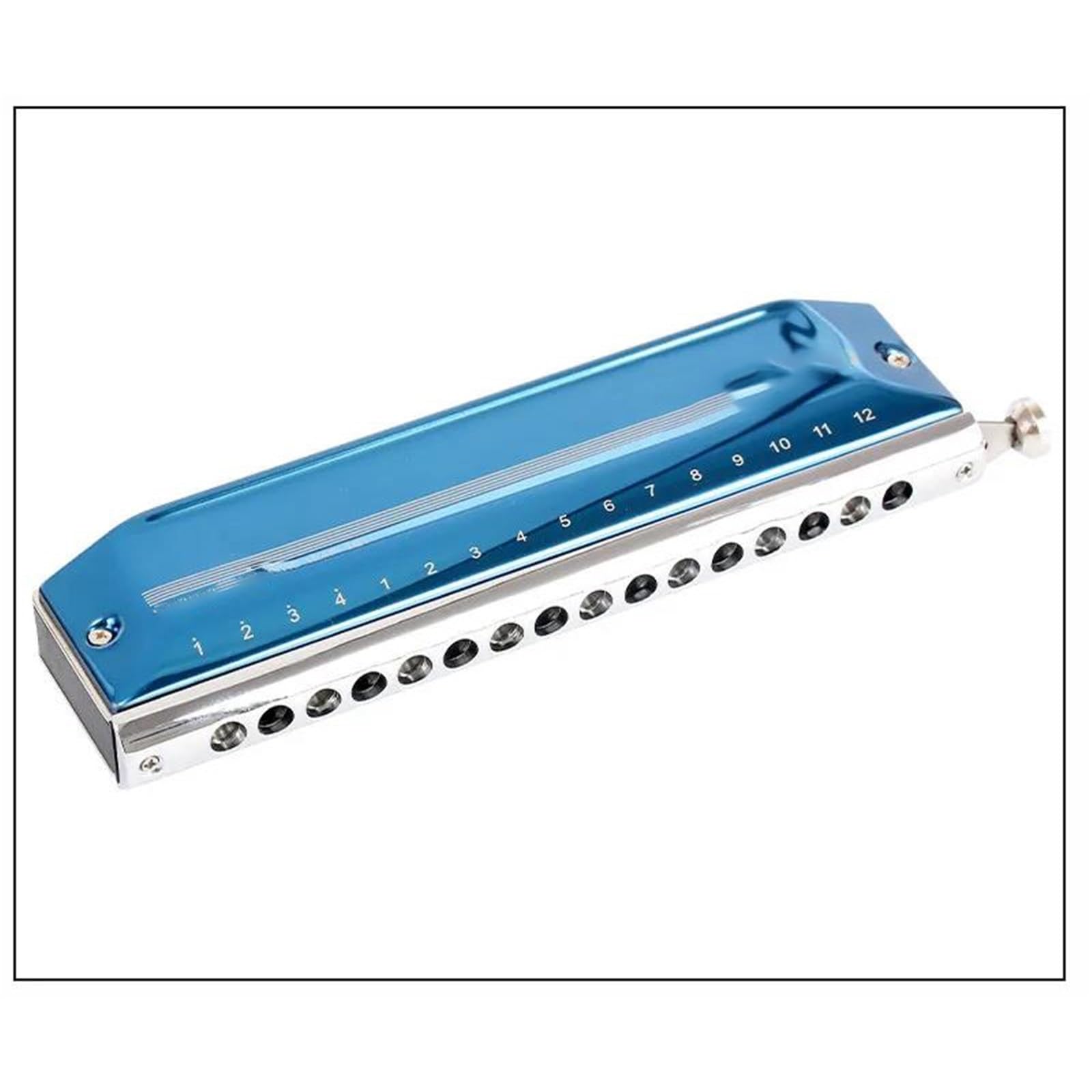 Harmonica Harmonica Chromatique 16 Trous 64 Tons Clé D'orgue À Bouche C