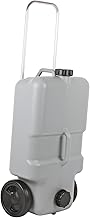 Abwasser Rolltank 25 Liter mit Rollen, ausziehbarer Griff, Grau, ideal für Wohnwagen