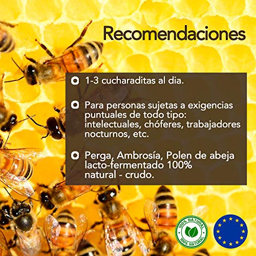 Bijenbrood x 200 g. Perga, ambrosia, 100% natuurlijke lacto-gefermenteerde bijenpollen - ruw. - Image 8