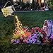 Solar Gießkanne mit Lichterkette Solarlampen für Außen Gießkanne Art LED-Licht mit Schäferhaken, Gartendeko Solar Lichterketten Aussen mit IP67, Star Shower Garten Leuchten