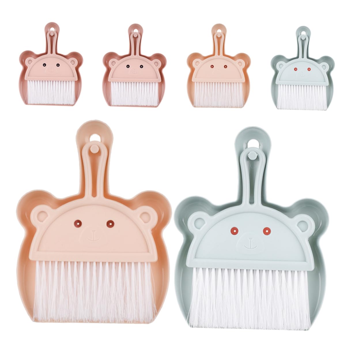 Mini balai à main et pelle Healvian anti-poussière pour le nettoyage de bureau et table basse