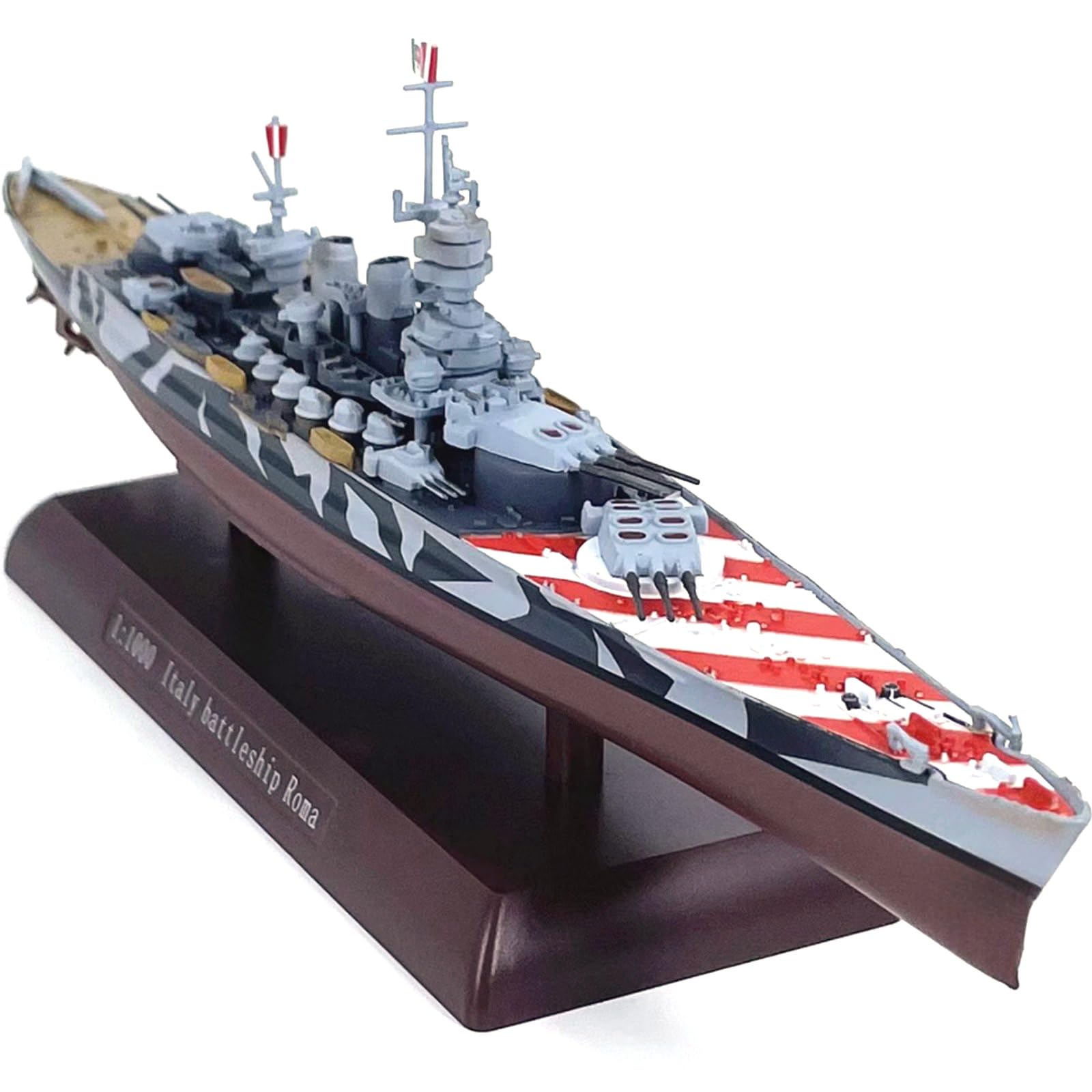 Amazon.com: 1: 1000 Italian Battleship Roma Battleship Model