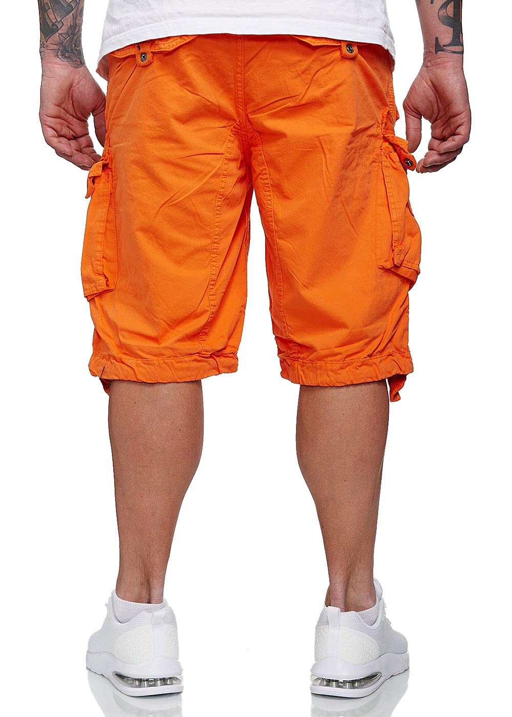 Geographical Norway Color Short pour Homme avec Ceinture