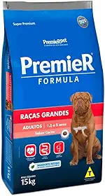 Premier Pet Ração Premier Fórmula Para Cães Adultos De Raças Grandes Sabor Carne - 15Kg Para Todas Grande Adulto - Sabor Sem Sabor