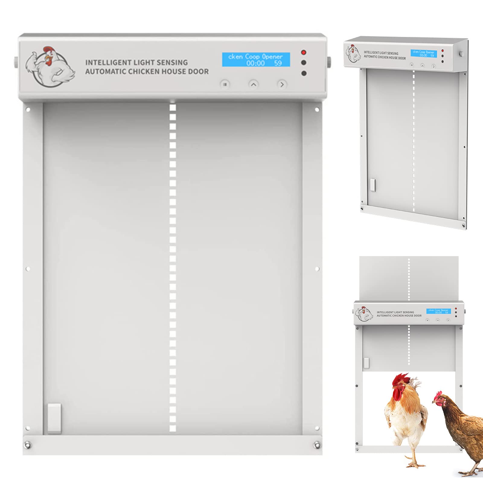 Buy Cunliwaa Automatic Chicken Coop Door, Auto Chicken Door with Timer