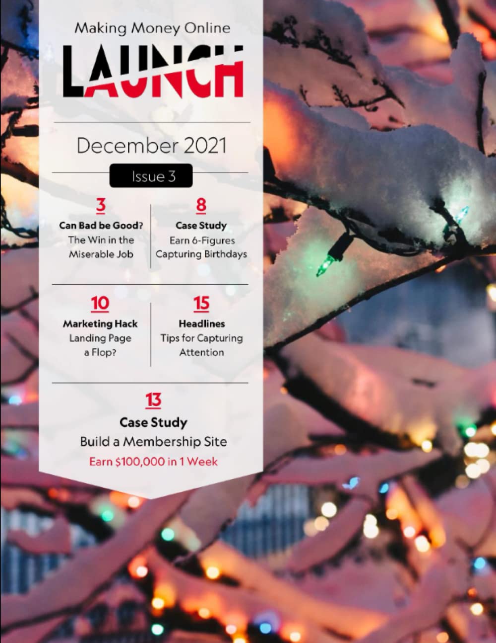 Launch Magazine - December 2021: Make Money Online