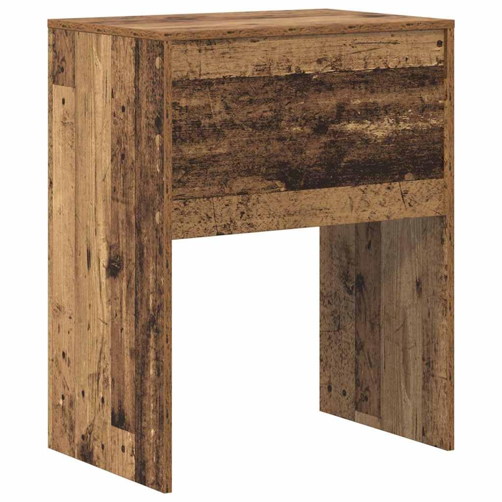 Scrivania in legno anticato, 60 x 40 x 76 cm, struttura in legno, postazione di lavoro compatta, per ufficio, casa, studio, laptop, computer, gaming, con superficie di lavoro efficiente e