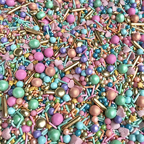 Manvscakes | Pastel sweetheart sprinkles | Sprinkle mix | Cookie sprinkles | Cake sprinkles | Baking | Valentines sprinkles