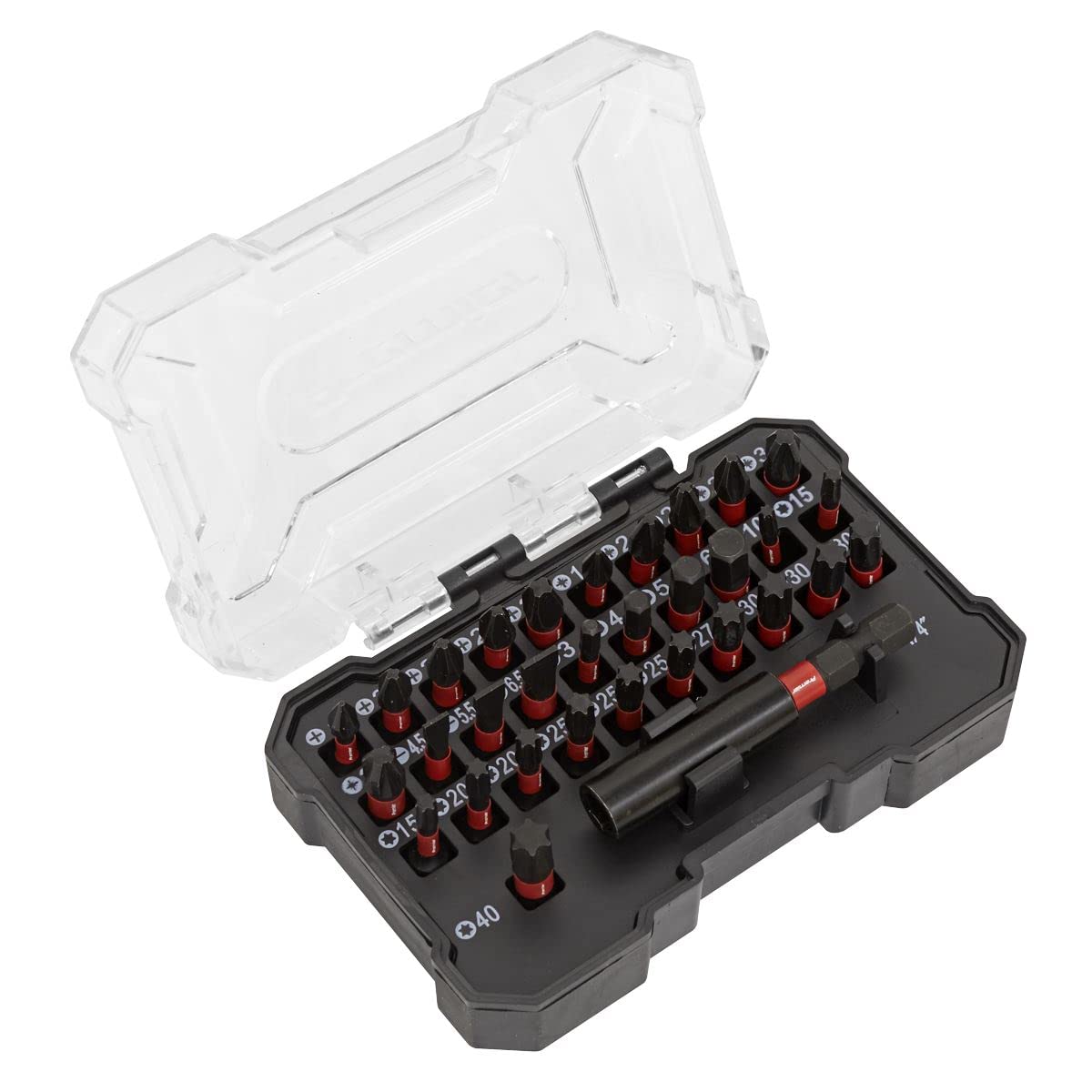 Sealey 32 Piece Impact Grade Power Tool Screwdriver Bit Set