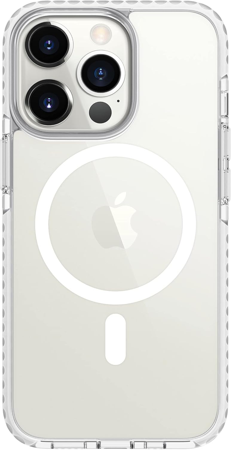 Prodigee Magneteek White| Apple iPhone 14 &13| Magnetic Wireless Chargers |Military Grade Drop Tested |Dual Layer Protection |Scratch Resistant |Shockproof | 6.1 inches