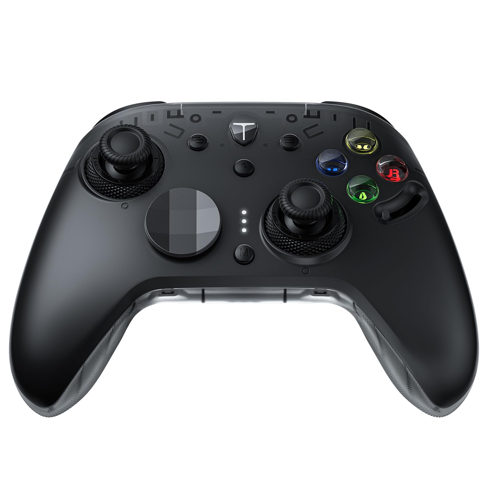 Thunderobot G80TS Manette, joystick TMR, double gâchette TMR, boutons optiques, fréquence d'interrogation de 1000 Hz, manette sans fil, pour PC/Switch/Switch 2/Android/iOS, noir (TS Noir)