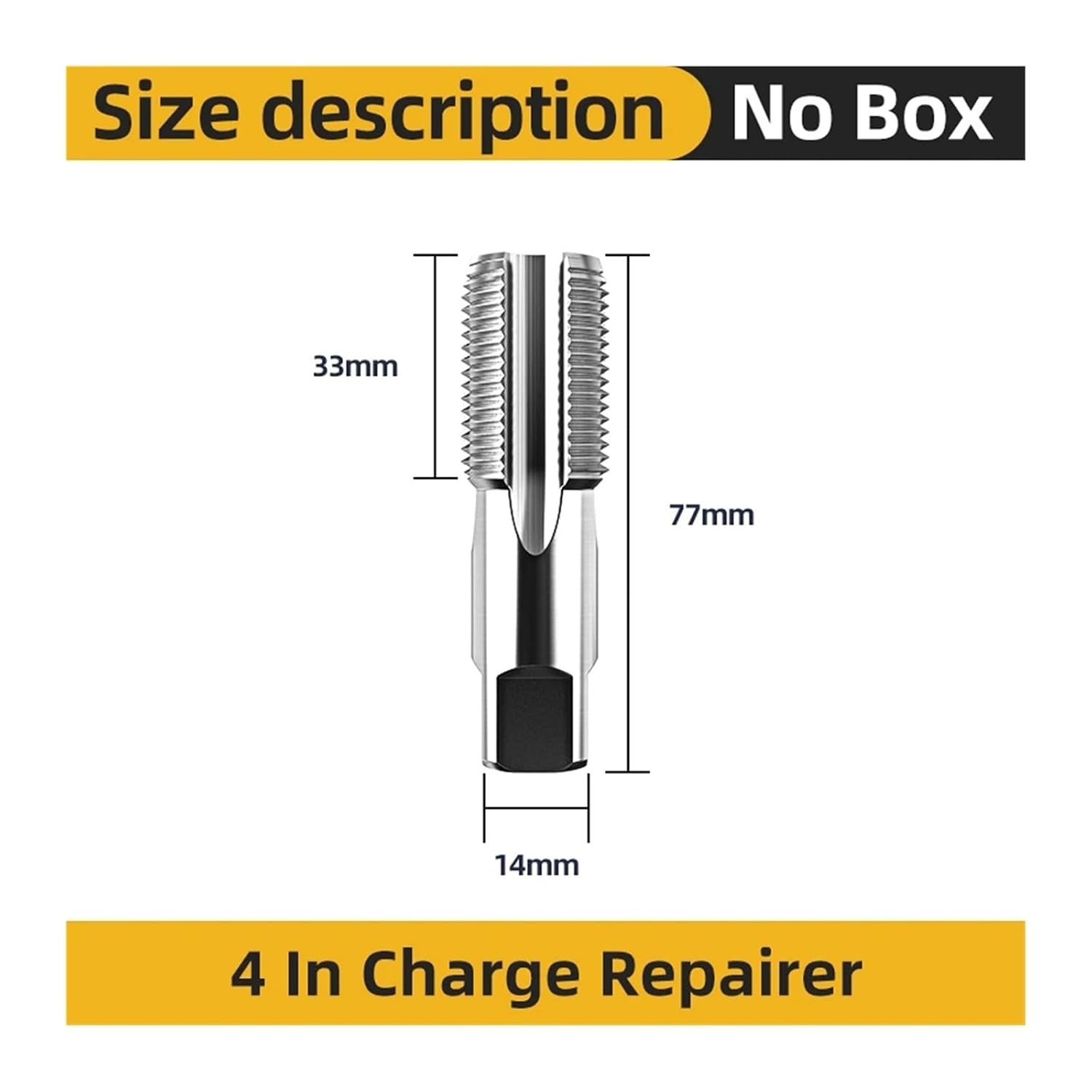 1/5/6pcs Drill Bit Set for Screw Extractor Damaged Screw Removal Tools for Woodworking Broken Bolt Water Pipe (1I2 Pipe Taps 1PCS)