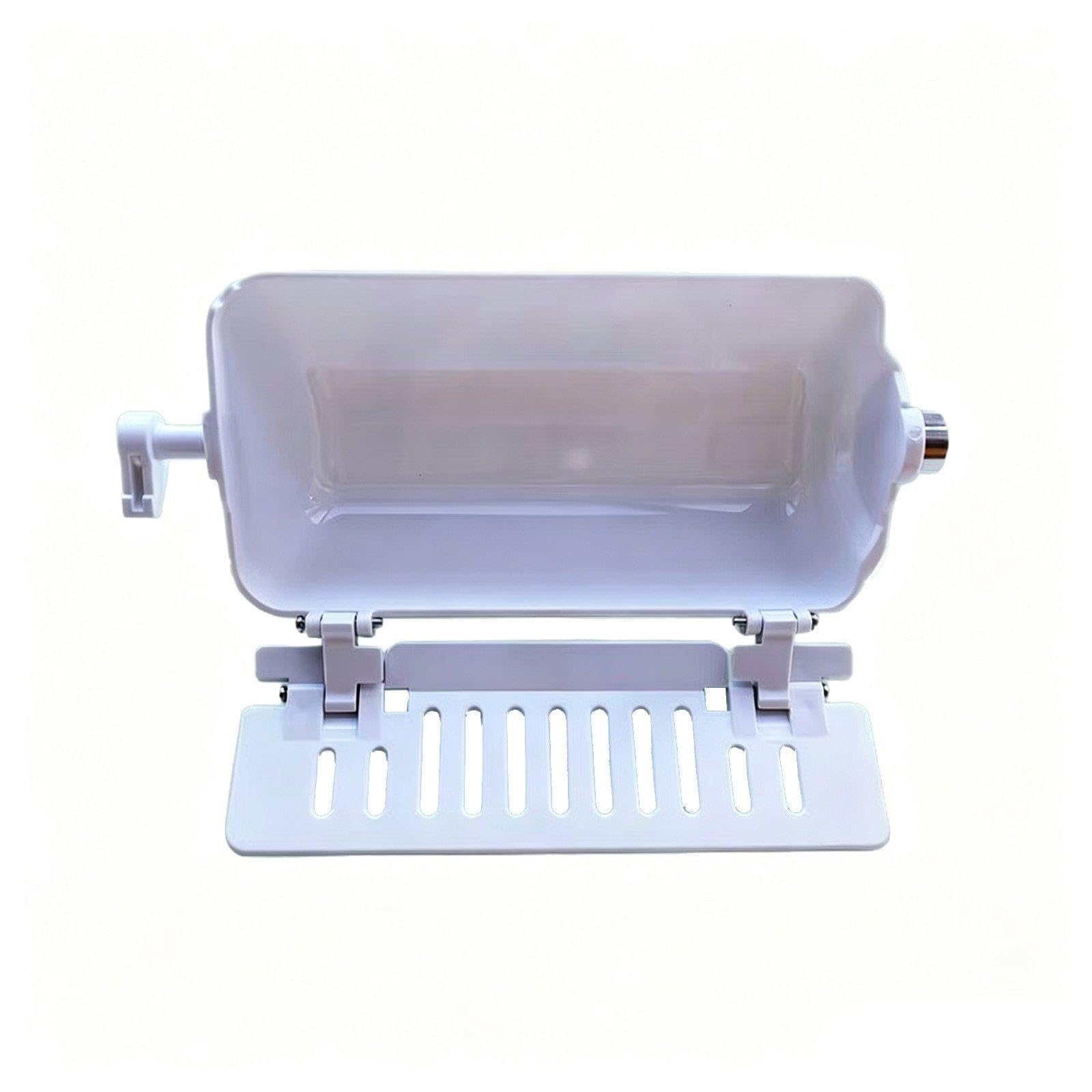 Repuesto para Fabricador de Hielo Bandeja Giratoria Cubitera Cesta Depósito Almacenamiento Recambio PP Resistente Al Frío con Compuerta Compa