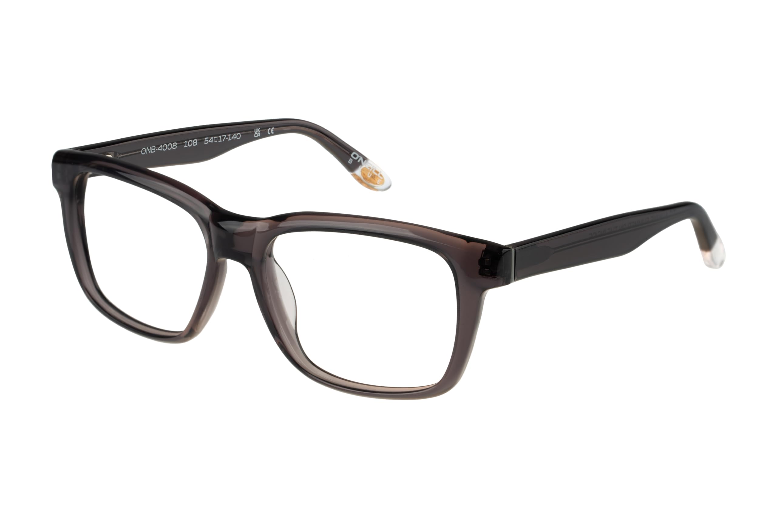 O'Neill Brille mit Sehstärke für Herren optional mit Sonnenbrillentönung oder Blaulichtfilter, Rechteckig, gefertigt aus Acetat (inklusive Brillenetui)