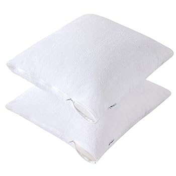 ジャケット・アウター pillow Amazon.com: Waterproof Feather Proof Pillow Protectors with