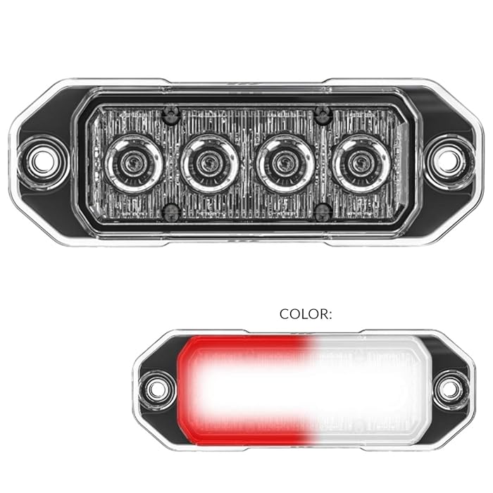 Buy SpeedTech Lights Z4 TIR 12W LED Strobe Light for Police Cars
