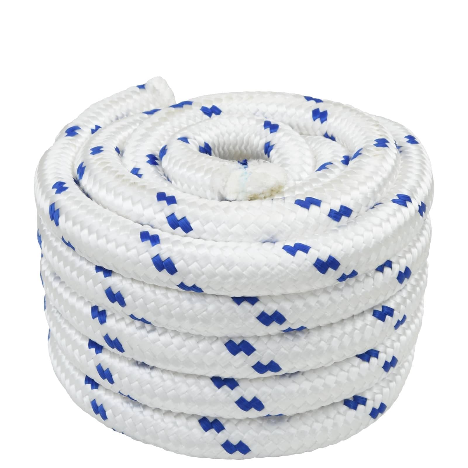 Corda da Barca 25 m 3 Bianco e Blu PP