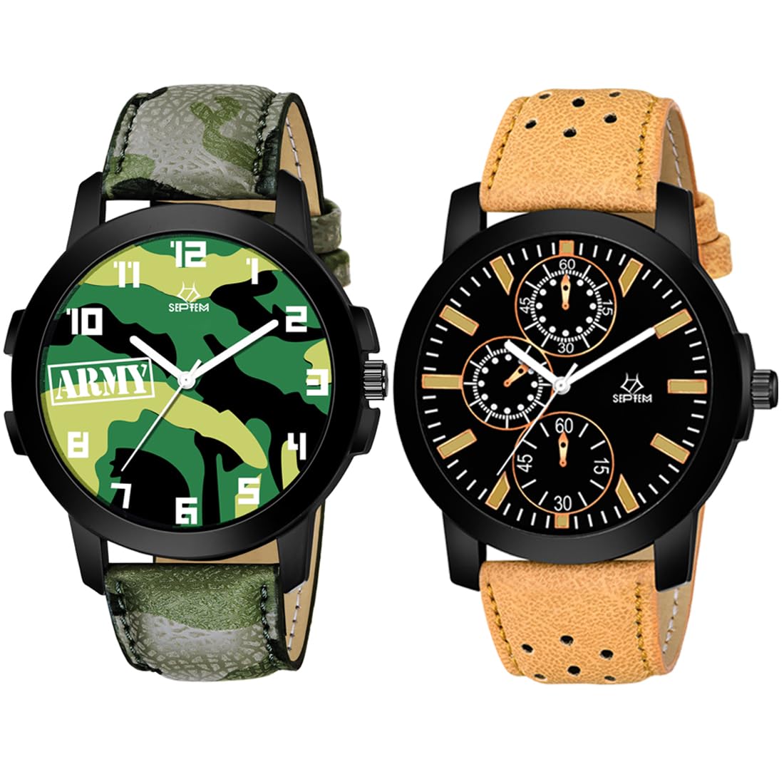 Septem Military Special Addition Designer Analog Wrist Watch for Boys (B0CRB5T6YS) Amazon Price History, Amazon Price Tracker