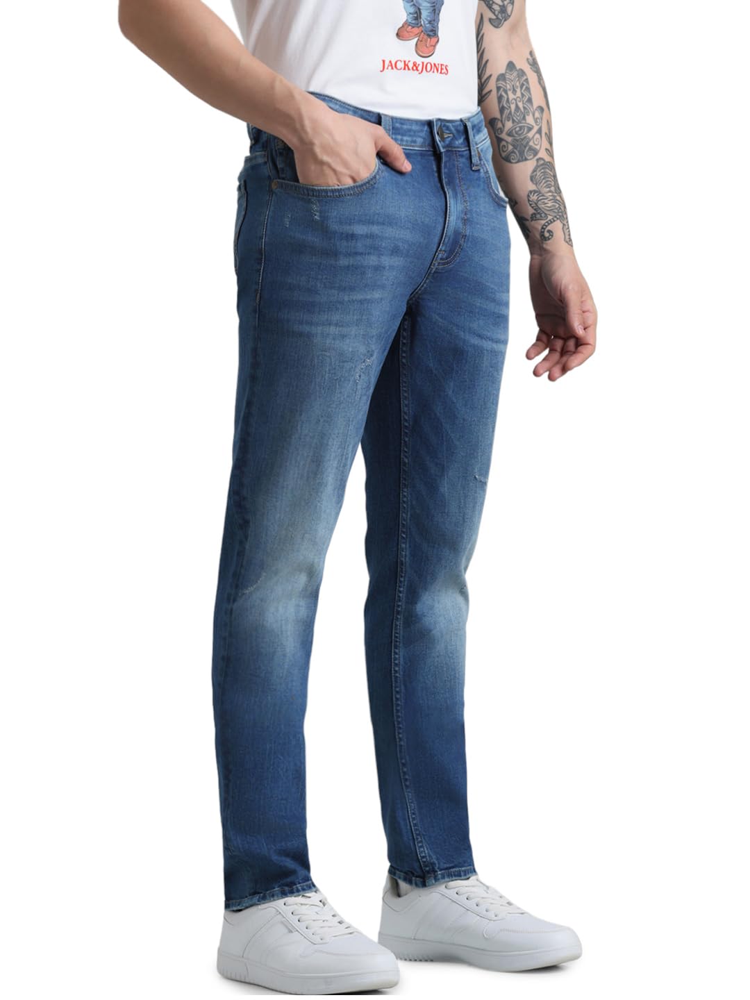 jack & jones Men's Slim Fit Jeans | Low Rise | Jeans for Men-picture-54