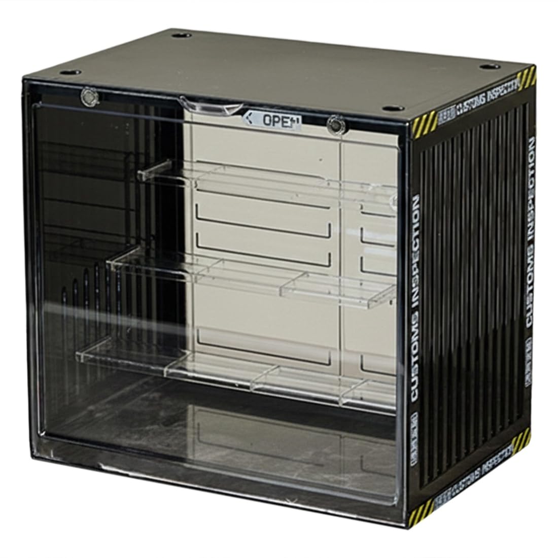 IJSDNVJNDX Clear Acrylic Dustproof Cabinet for Anime Figures Blind Box Storage and Display Stand for Transparent DustproofAcrylic A
