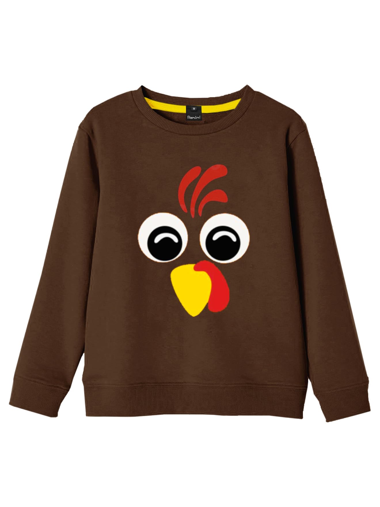 Remimi Kids Halloween Sweatshirt Long Sleeve Thanksgiving Tops 3-14 Years
