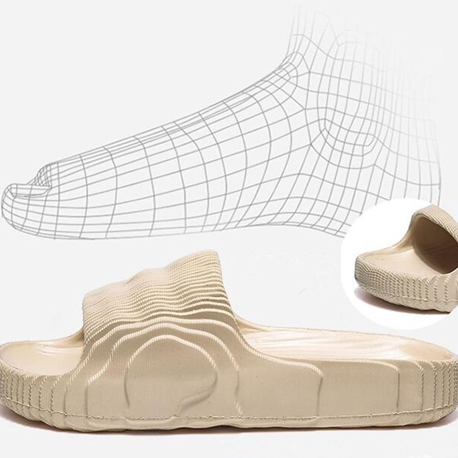 Sandalias Menanes de hogares de Interior Damas para Hombres Piscina de Verano Toboganes para Hombres Toboganes de Playa para Hombres Corriendo Zapatillas 05,41-42260 mm